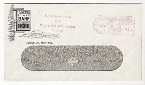 An envelope from Livingston State Bank dated July 20, 1961.
